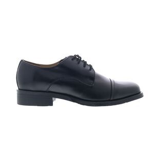Hitchcock Mens Cap Toe Oxford Black Shoes (NWT)